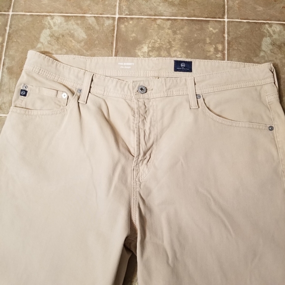 AG Everett Slim Straight Leg Jeans Tan - Picture 13 of 14